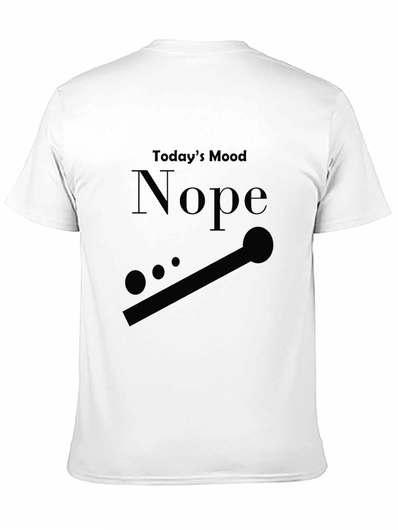 Todays Mood Nope T-Shirt - Relaxed Fit Cotton Blend