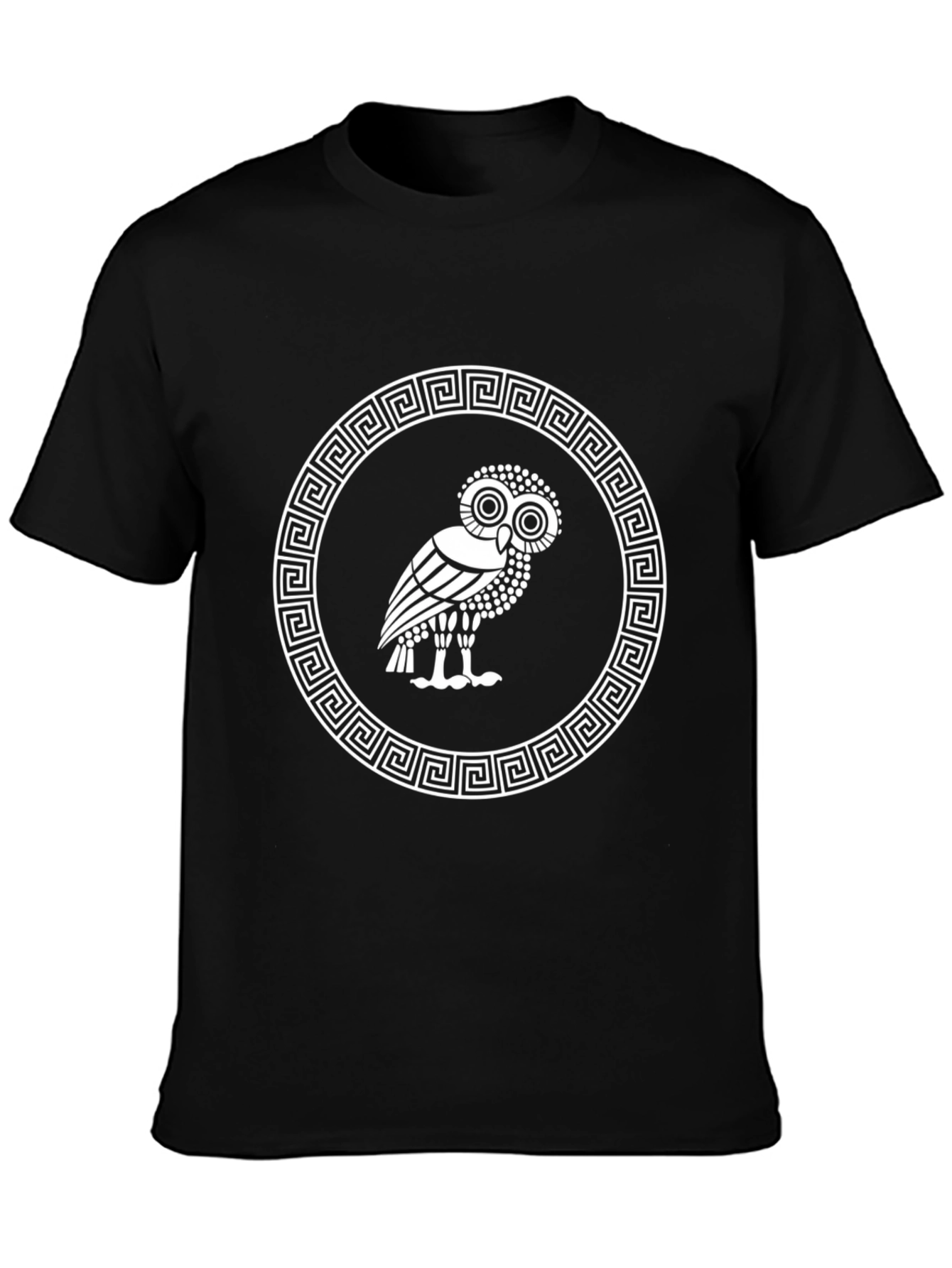 Owl T-Shirt - Ancient Greek Design