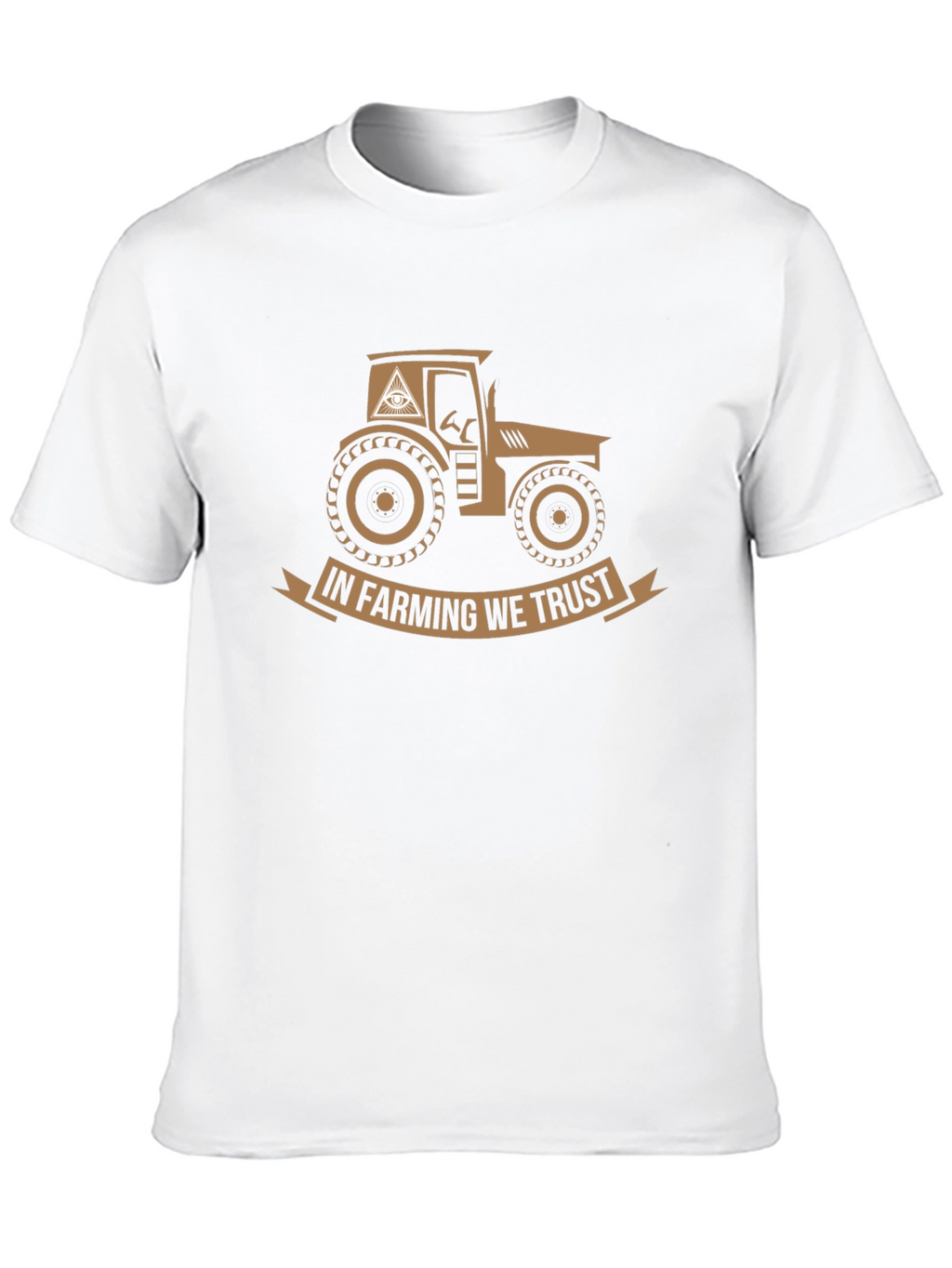 In Farming We Trust Black Graphic Tee