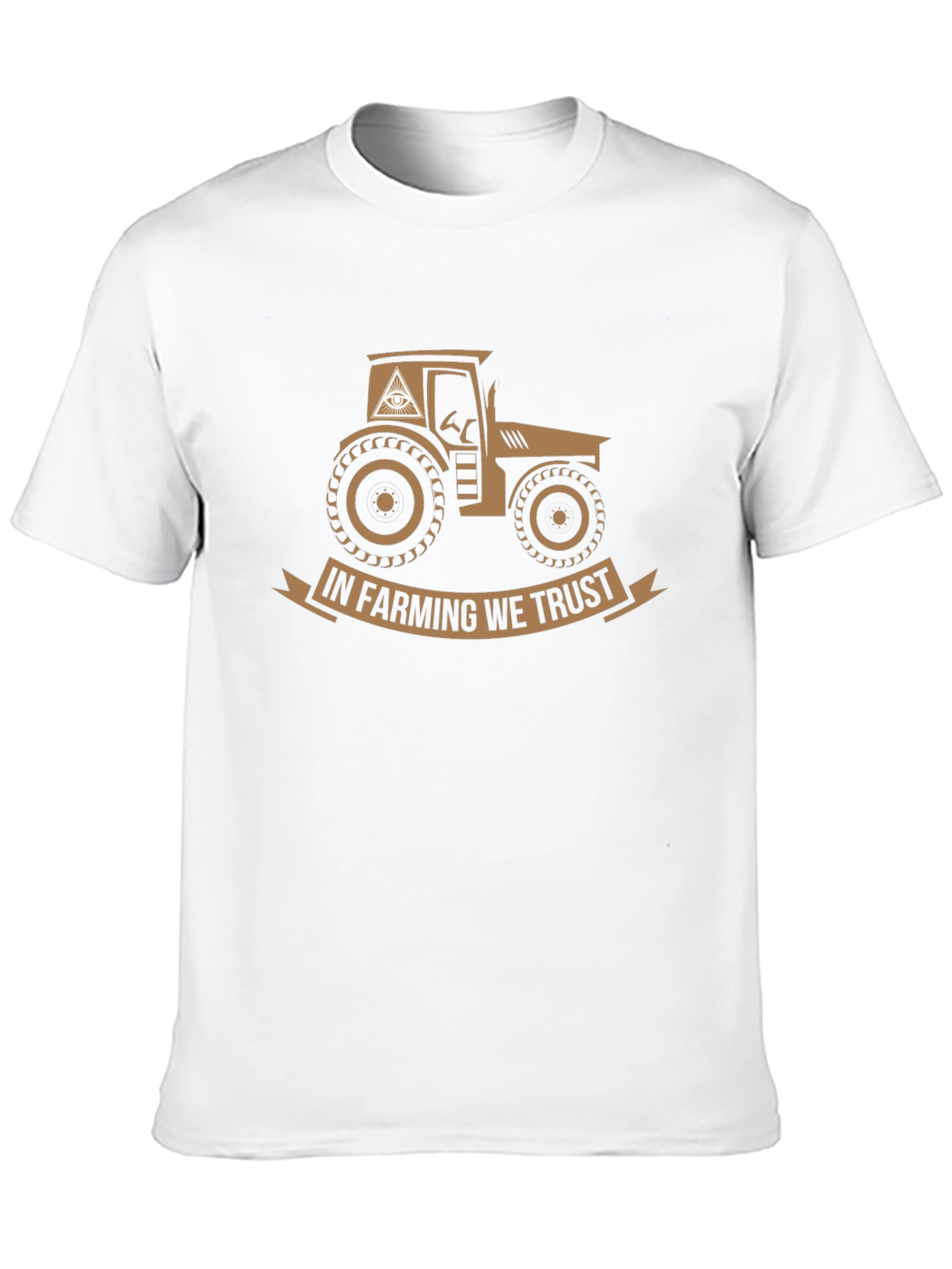 In Farming We Trust Black Graphic Tee