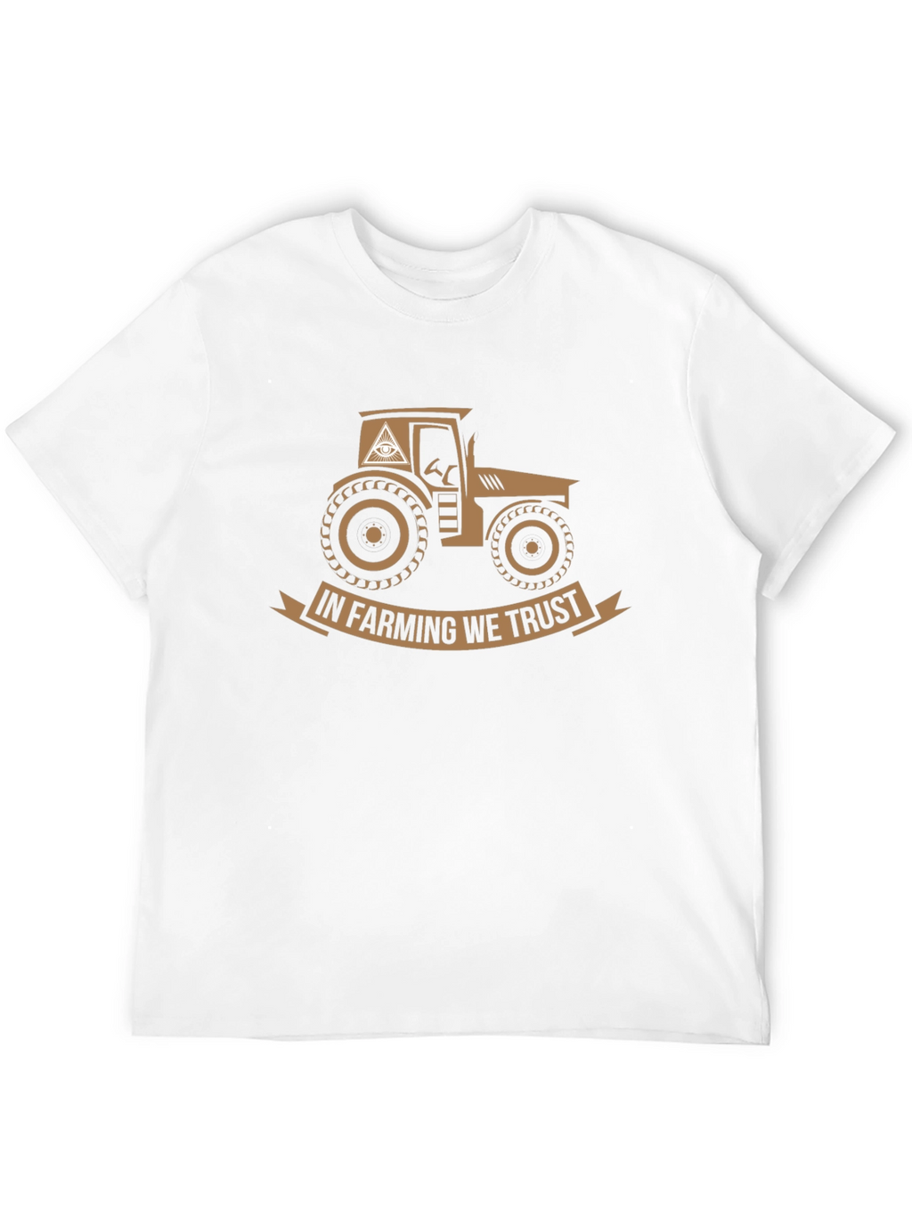 In Farming We Trust Black Graphic Tee