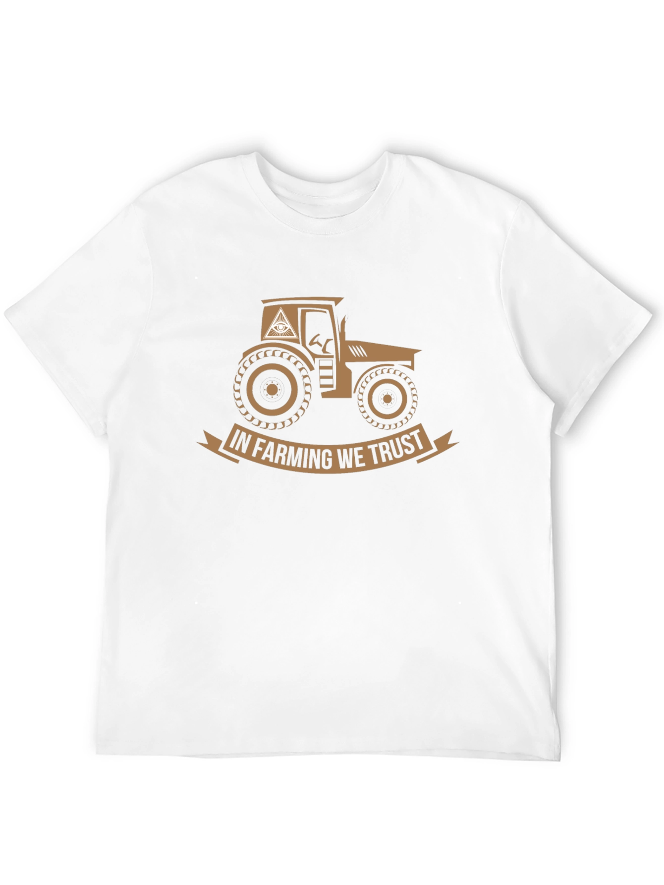 In Farming We Trust Black Graphic Tee