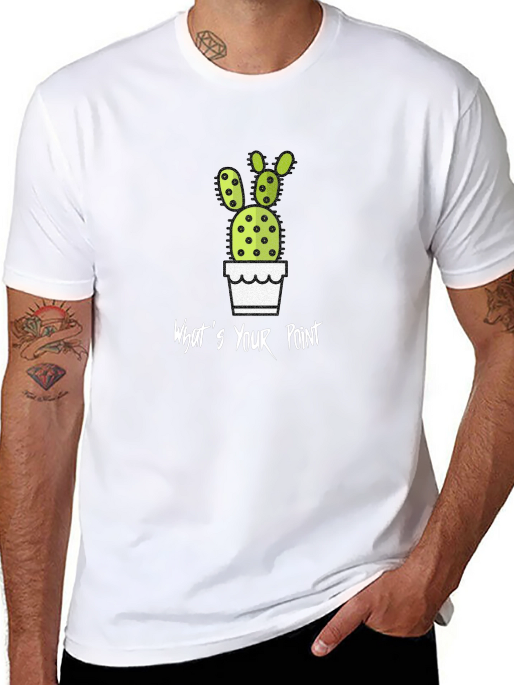 Cactus Whats Your Point T-Shirt