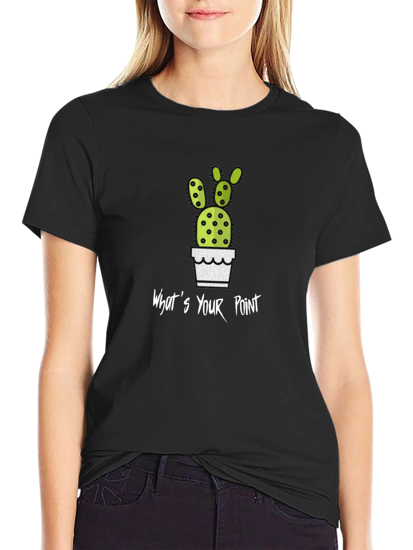 Cactus Whats Your Point T-Shirt