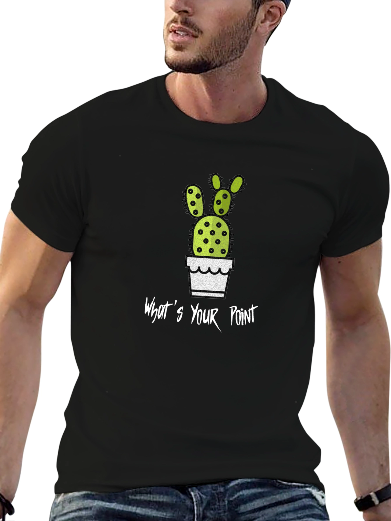 Cactus Whats Your Point T-Shirt