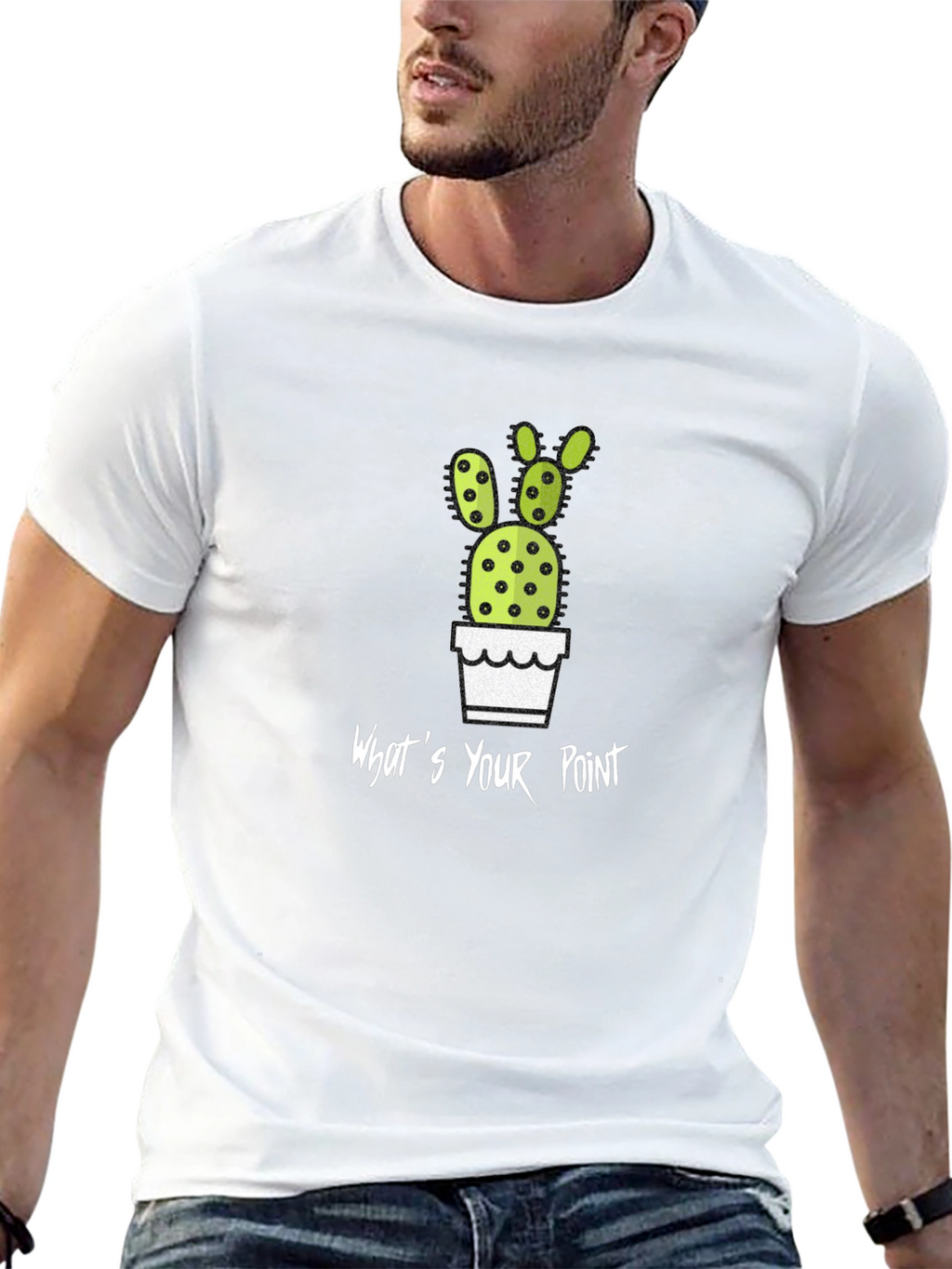 Cactus Whats Your Point T-Shirt