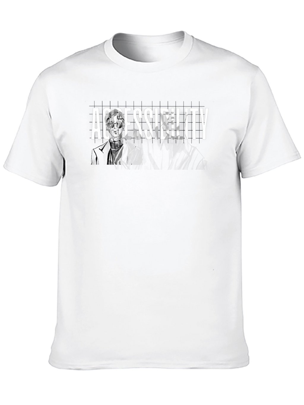 Accessibility Graphic Tee - Black Cotton Blend