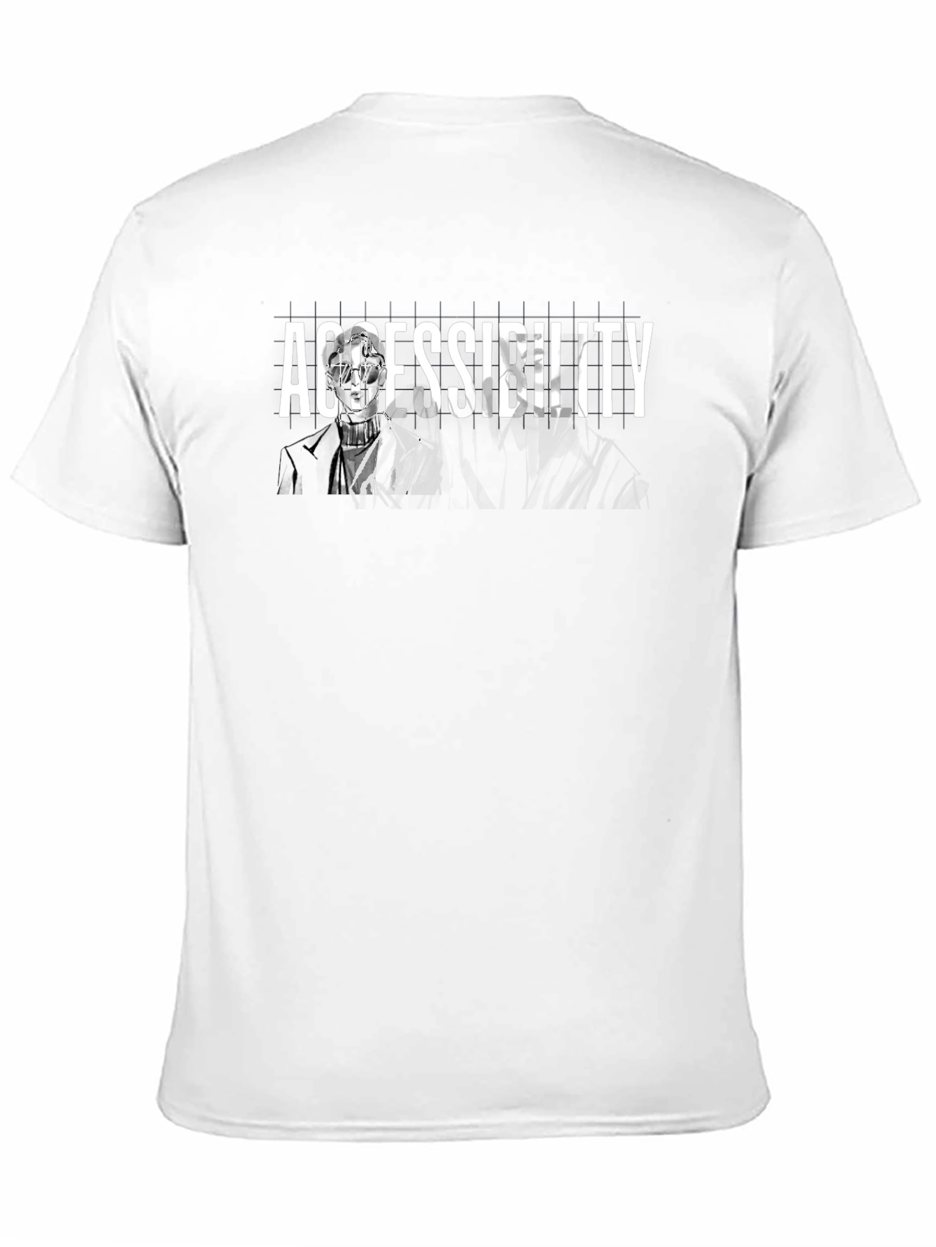 Accessibility Graphic Tee - Black Cotton Blend