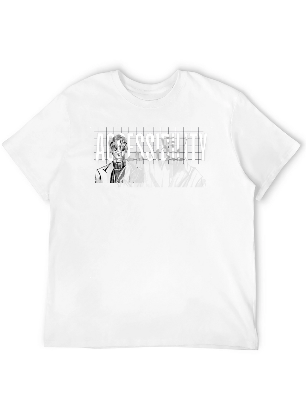 Accessibility Graphic Tee - Black Cotton Blend
