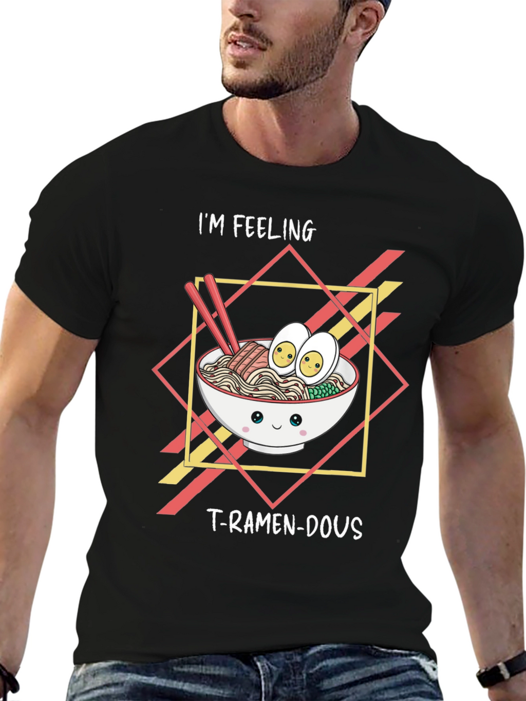 Im Feeling T-Ramen-Dous Black T-Shirt