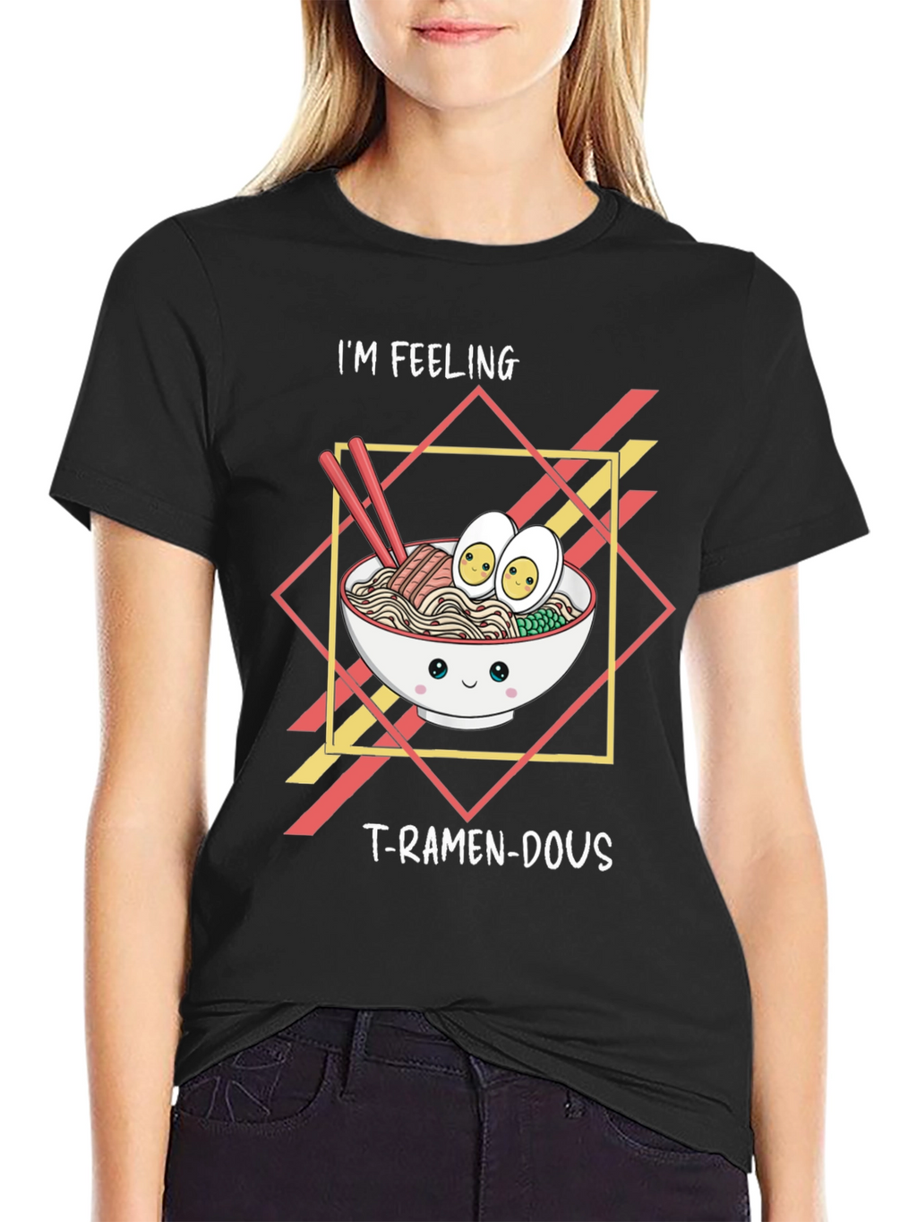 Im Feeling T-Ramen-Dous Black T-Shirt