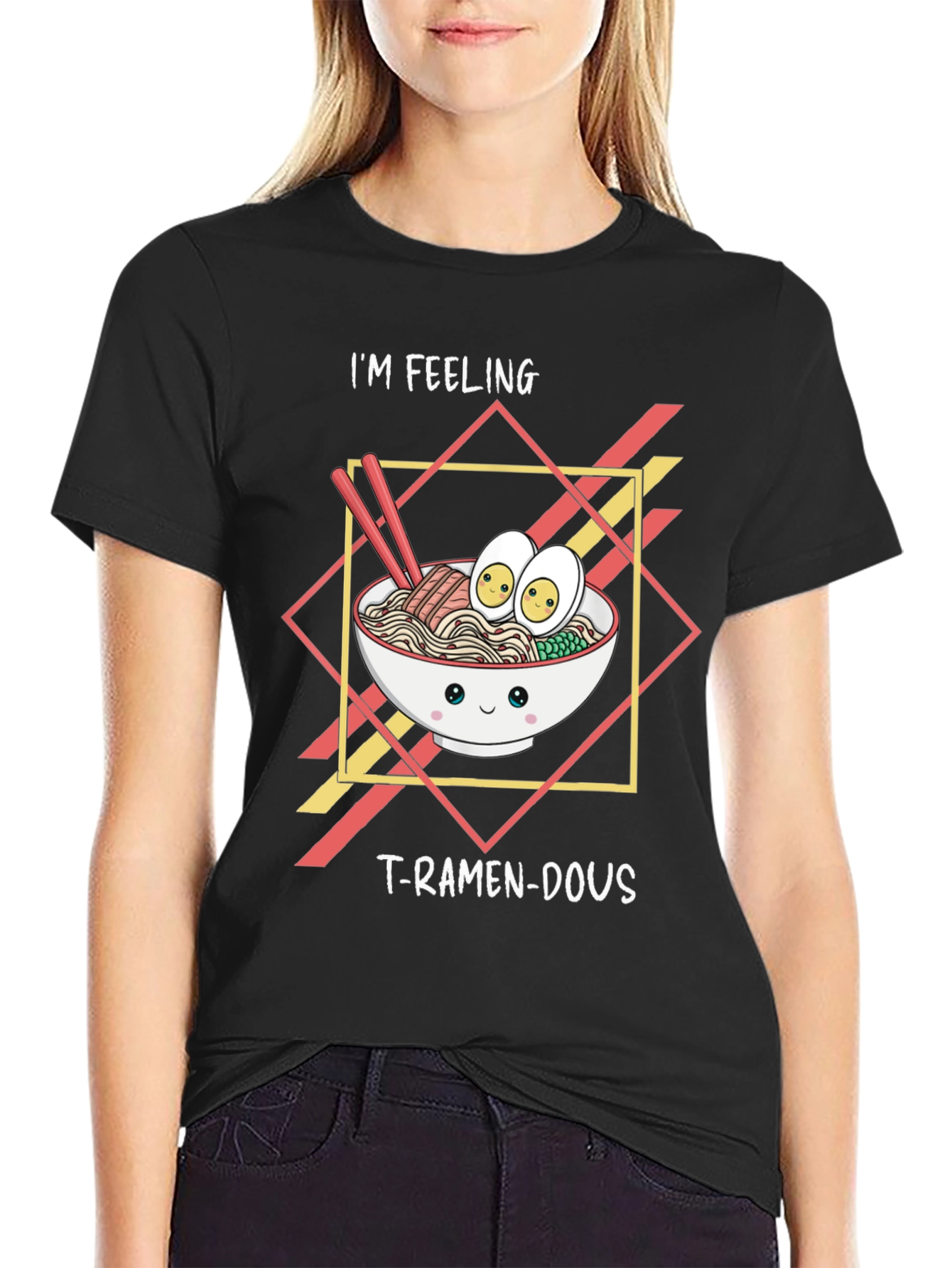 Im Feeling T-Ramen-Dous Black T-Shirt