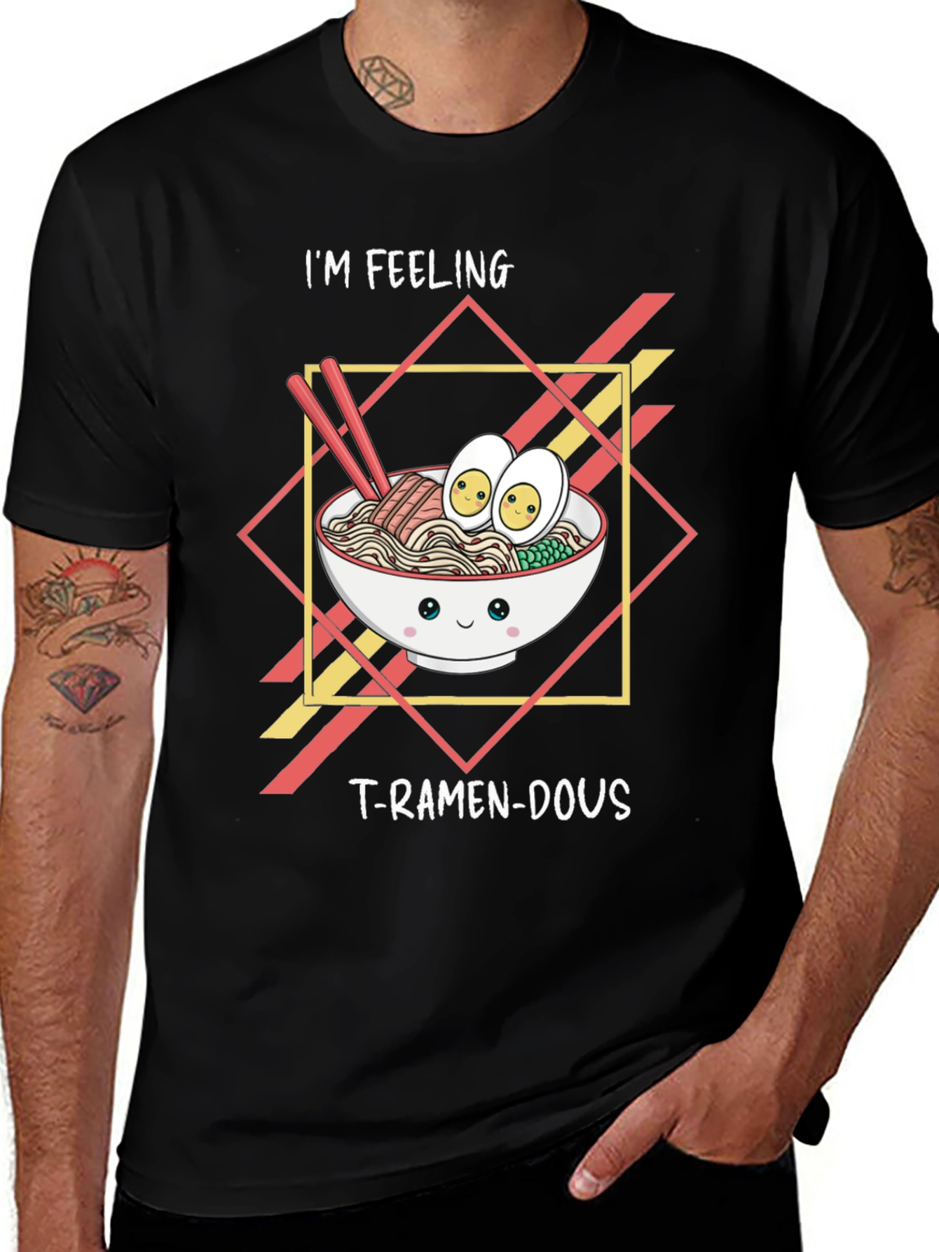 Im Feeling T-Ramen-Dous Black T-Shirt