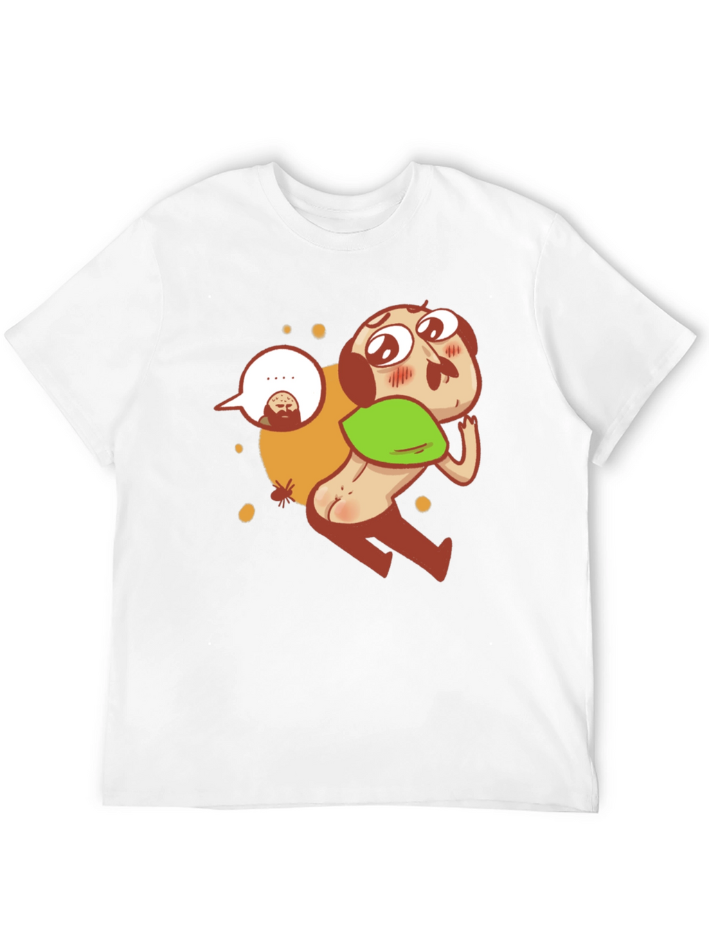 Funny Cartoon Character Graphic T-Shirt