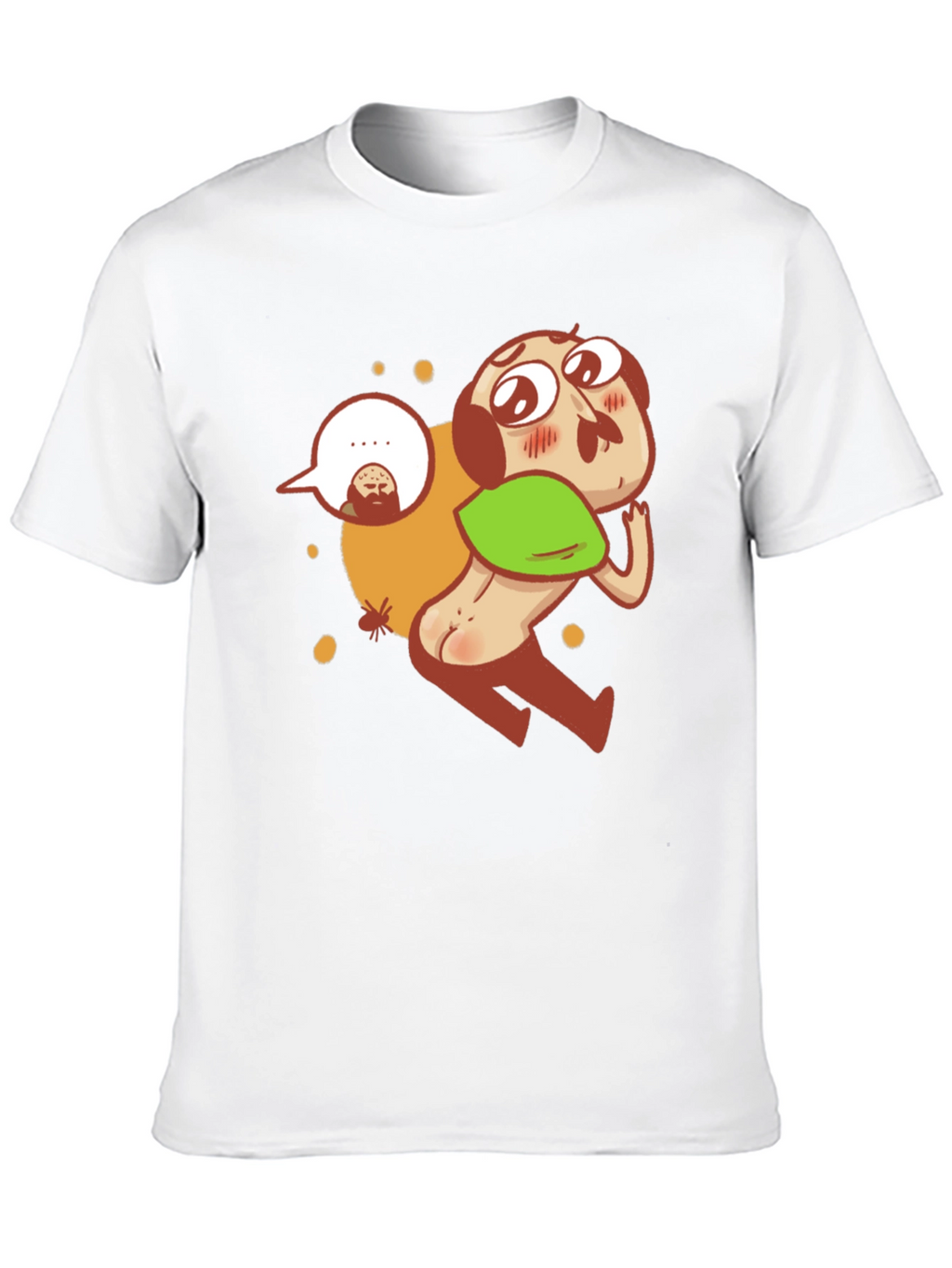 Funny Cartoon Character Graphic T-Shirt