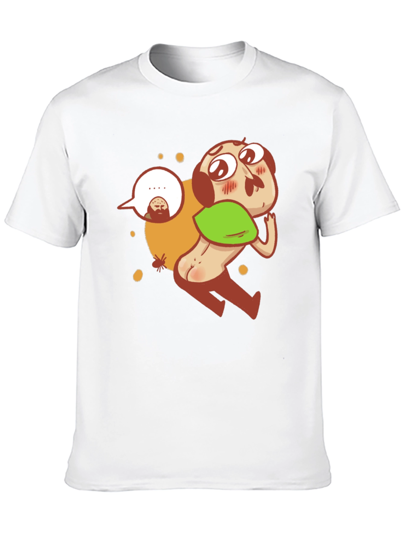 Funny Cartoon Character Graphic T-Shirt