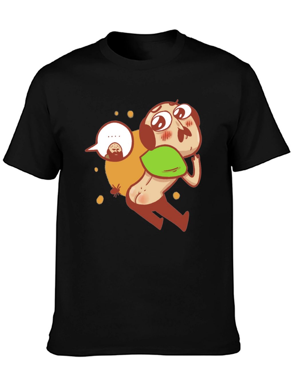 Funny Cartoon Character Graphic T-Shirt