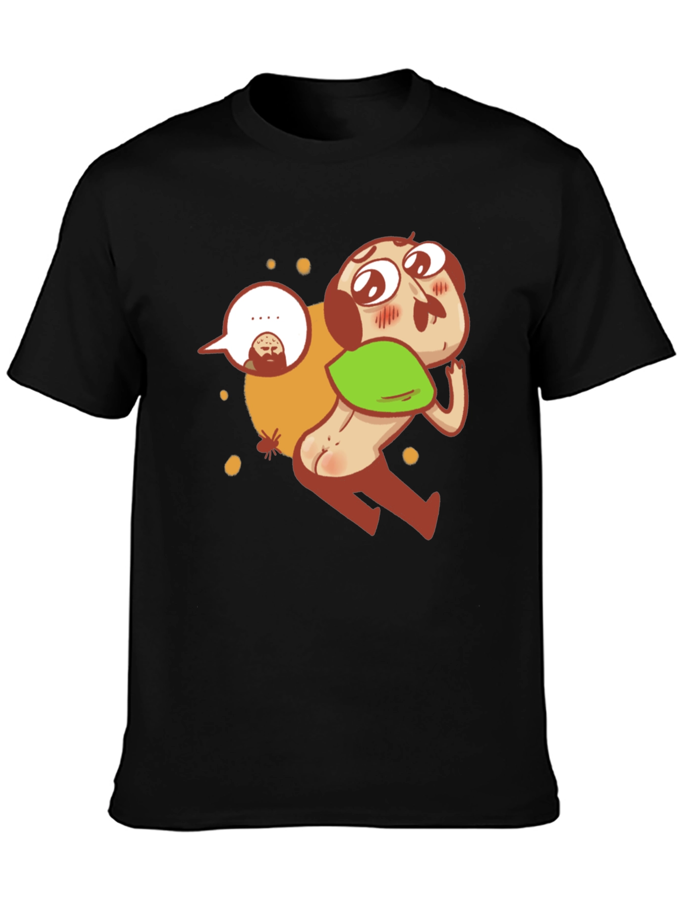 Funny Cartoon Character Graphic T-Shirt