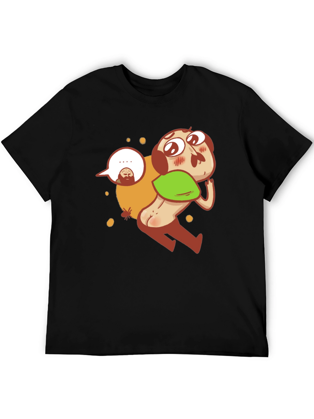 Funny Cartoon Character Graphic T-Shirt