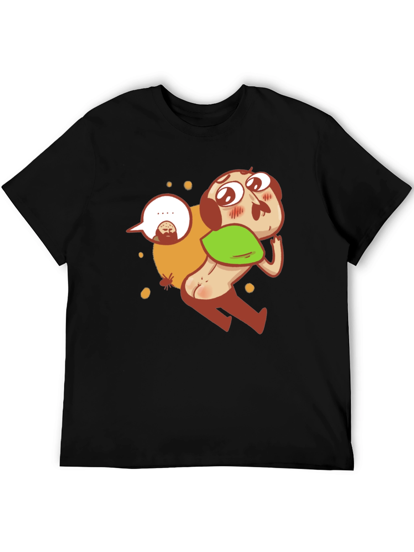Funny Cartoon Character Graphic T-Shirt
