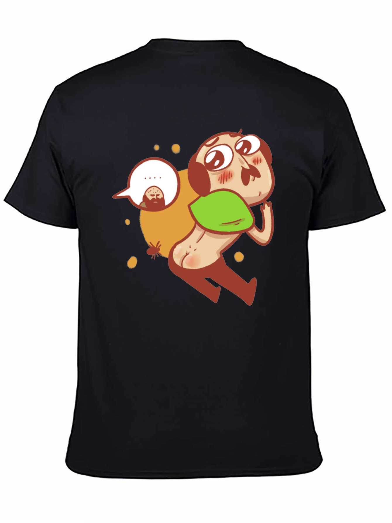 Funny Cartoon Character Graphic T-Shirt