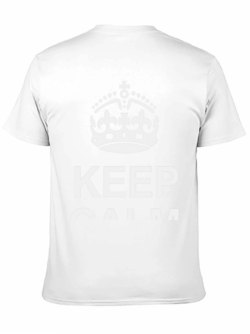 Keep Calm Graphic Tee - Black