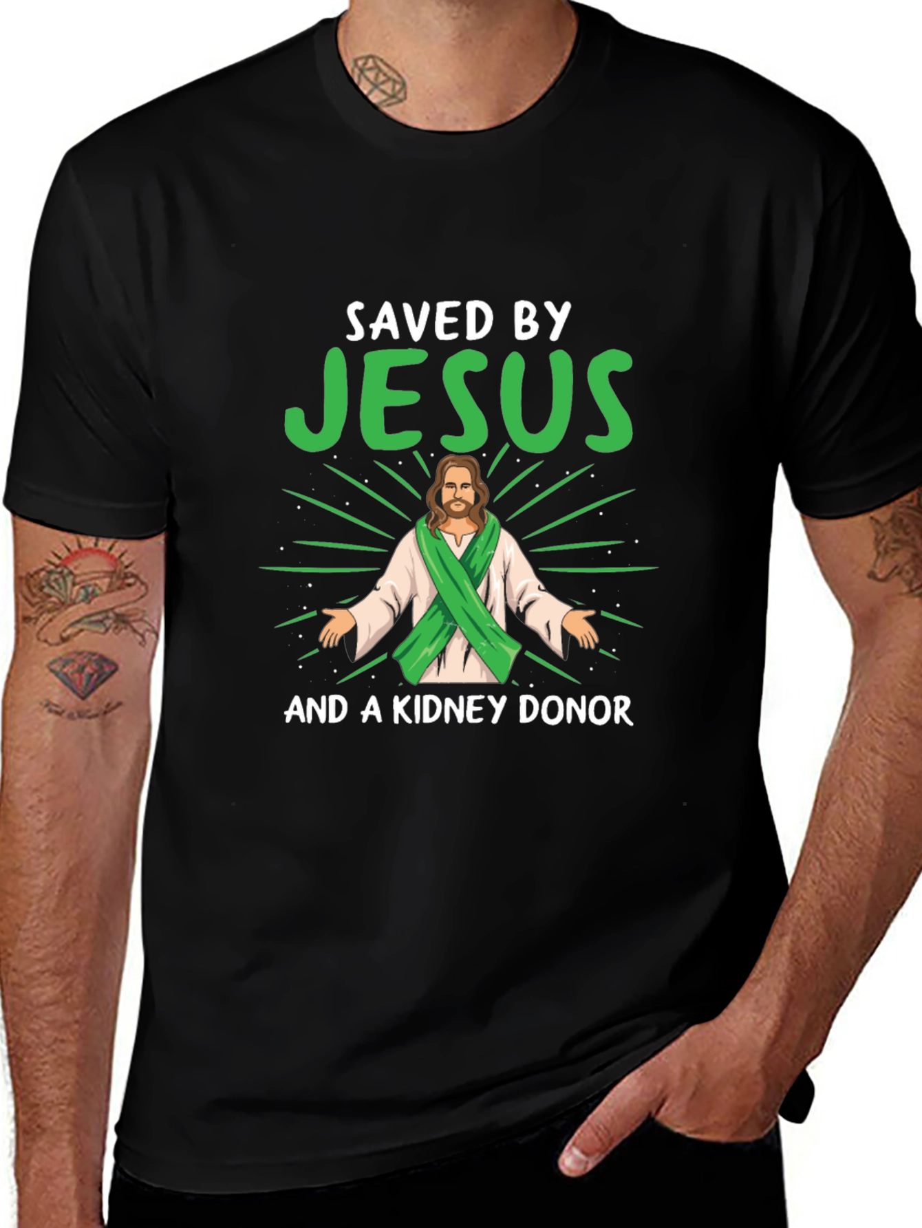 Saved By Jesus & Kidney Donor T-Shirt