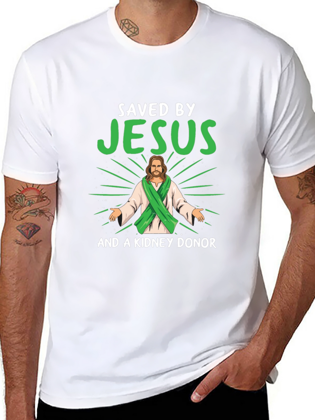 Saved By Jesus & Kidney Donor T-Shirt