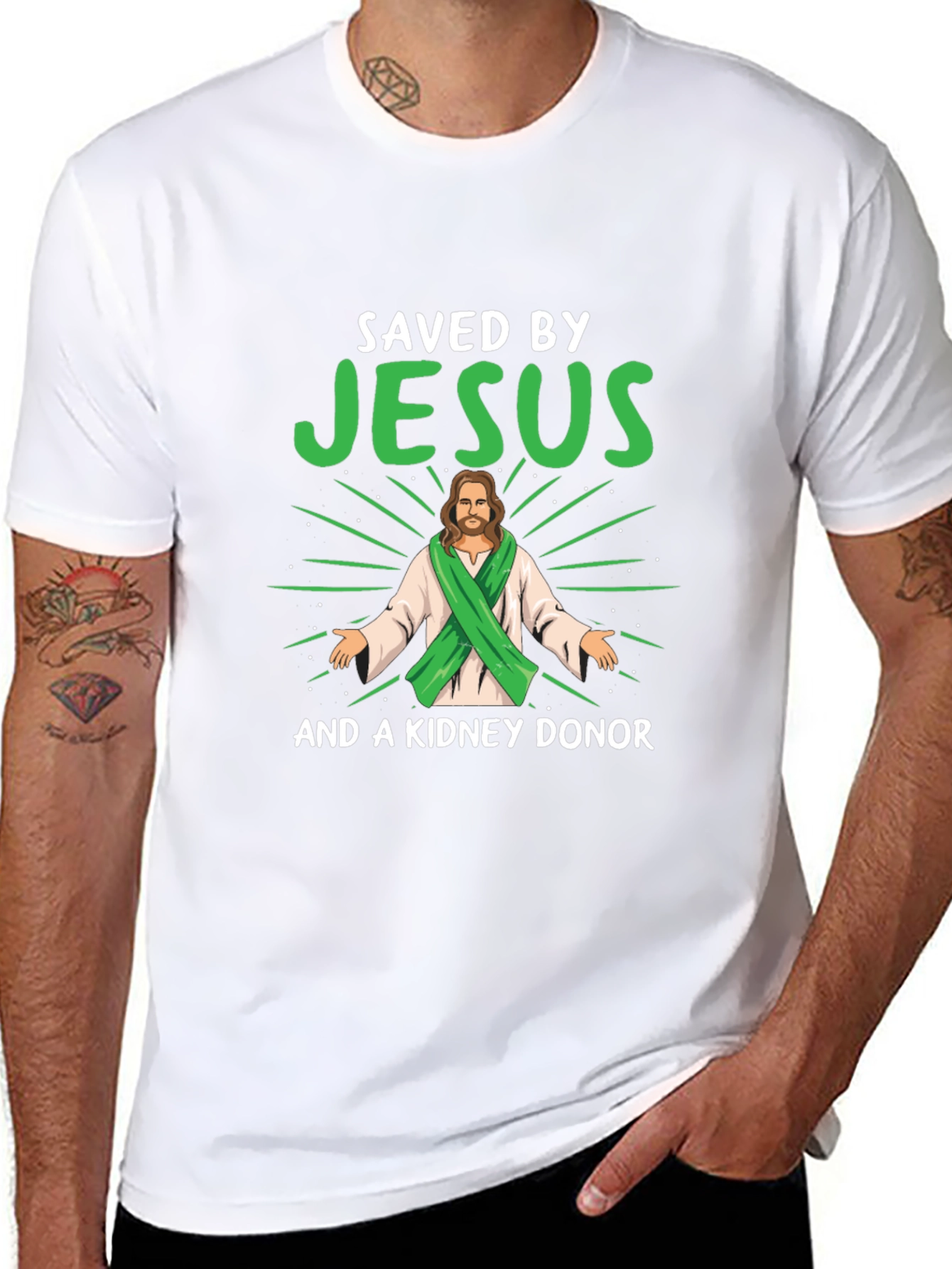 Saved By Jesus & Kidney Donor T-Shirt