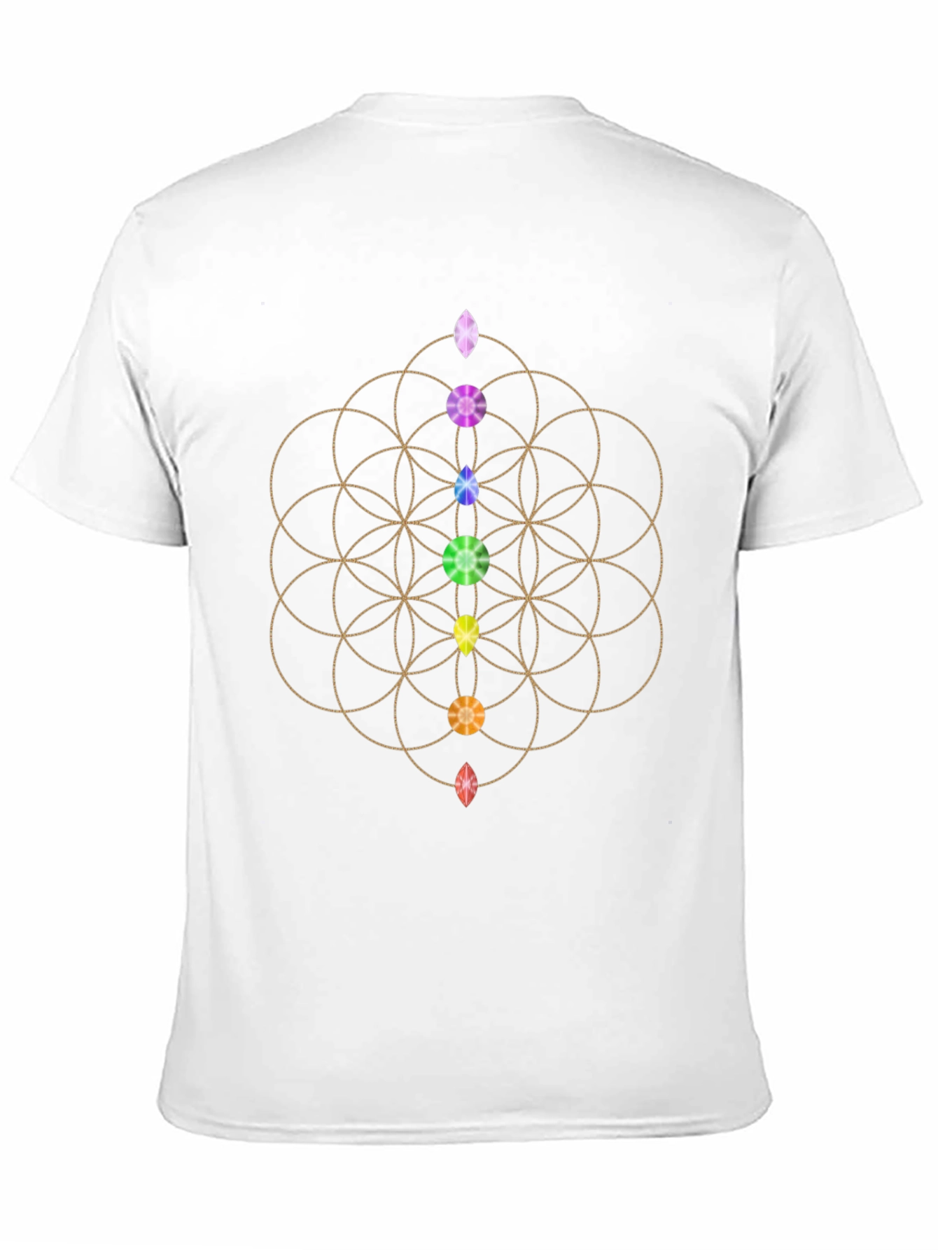 Chakra Flower of Life Graphic Tee