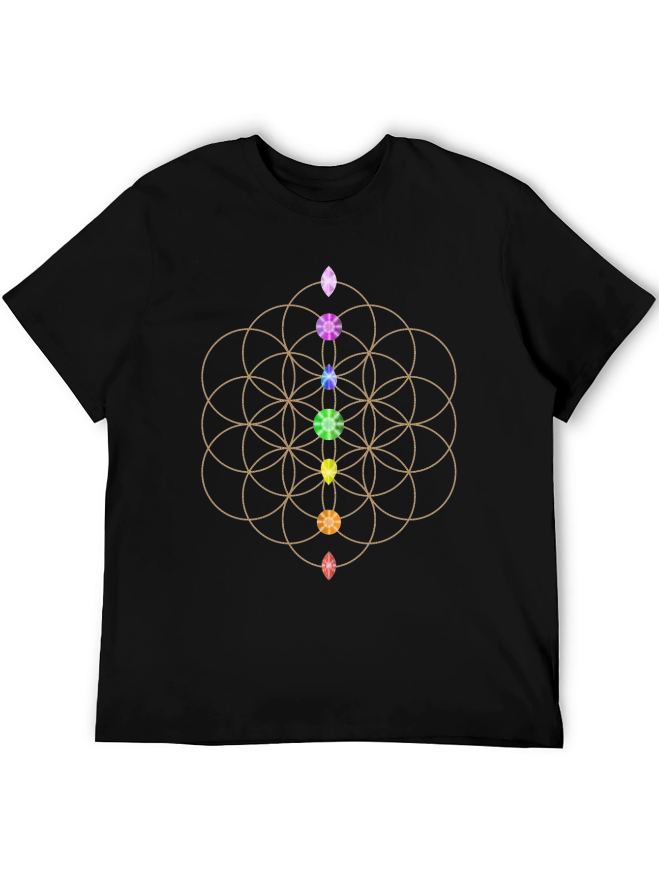 Chakra Flower of Life Graphic Tee