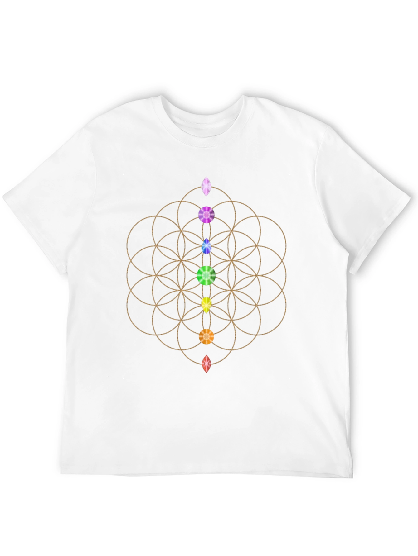 Chakra Flower of Life Graphic Tee