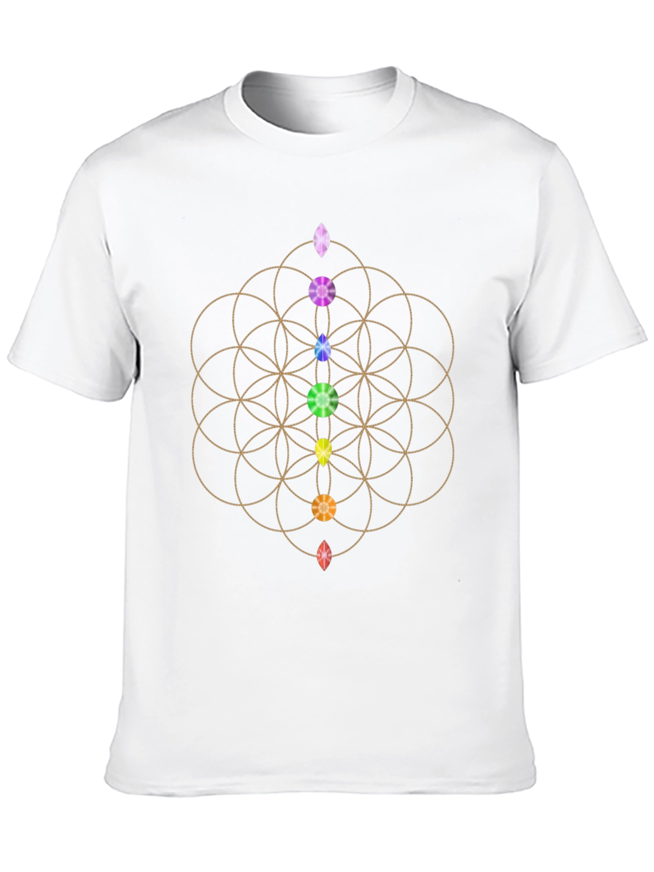 Chakra Flower of Life Graphic Tee