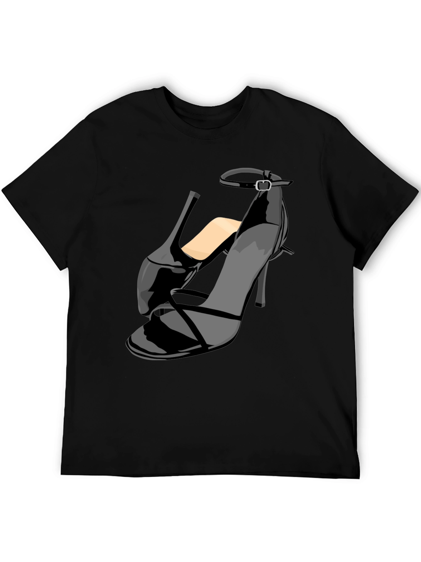 Black Stiletto Heel Graphic T-Shirt