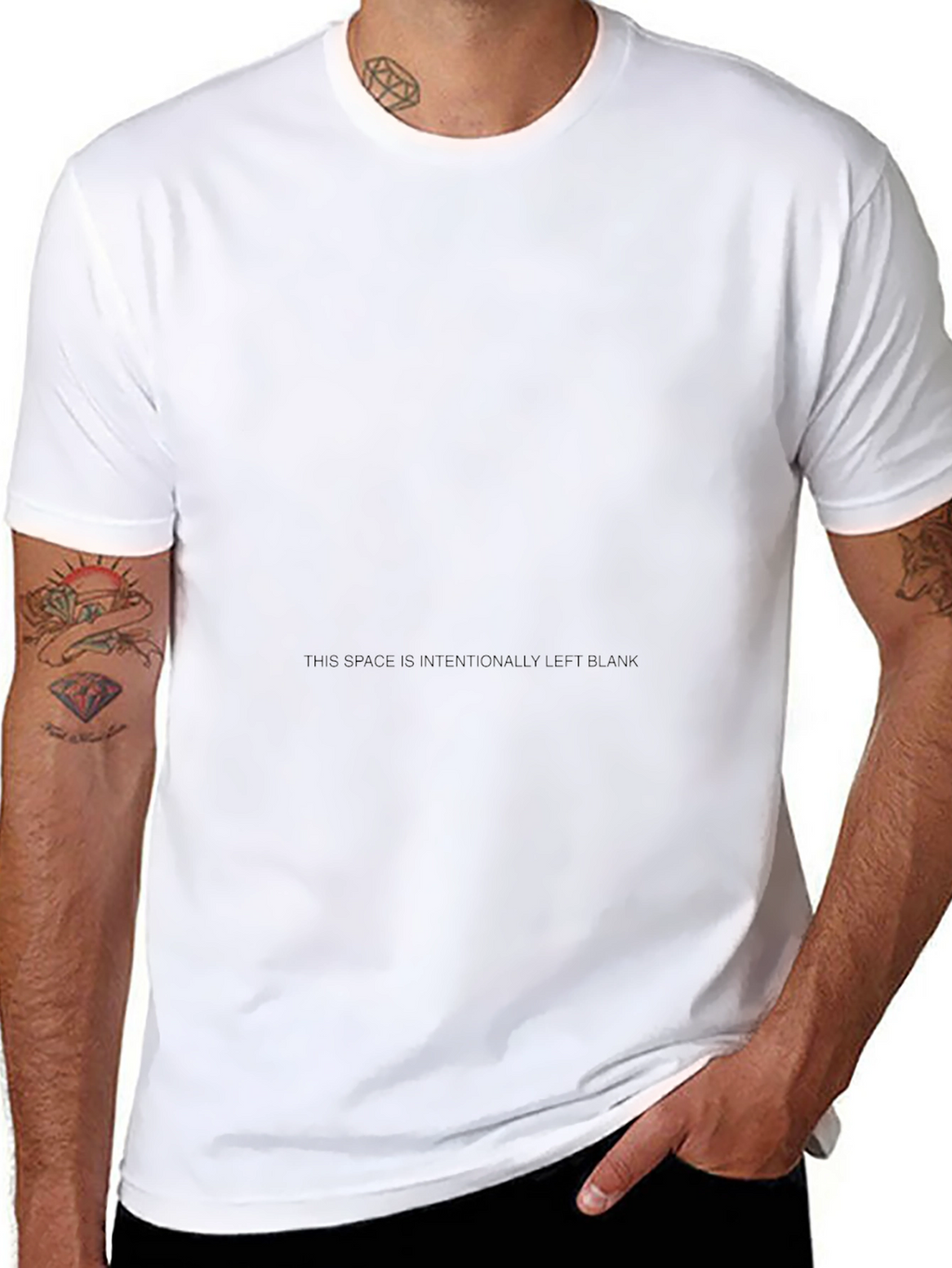 Classic Black Crew Neck T-Shirt