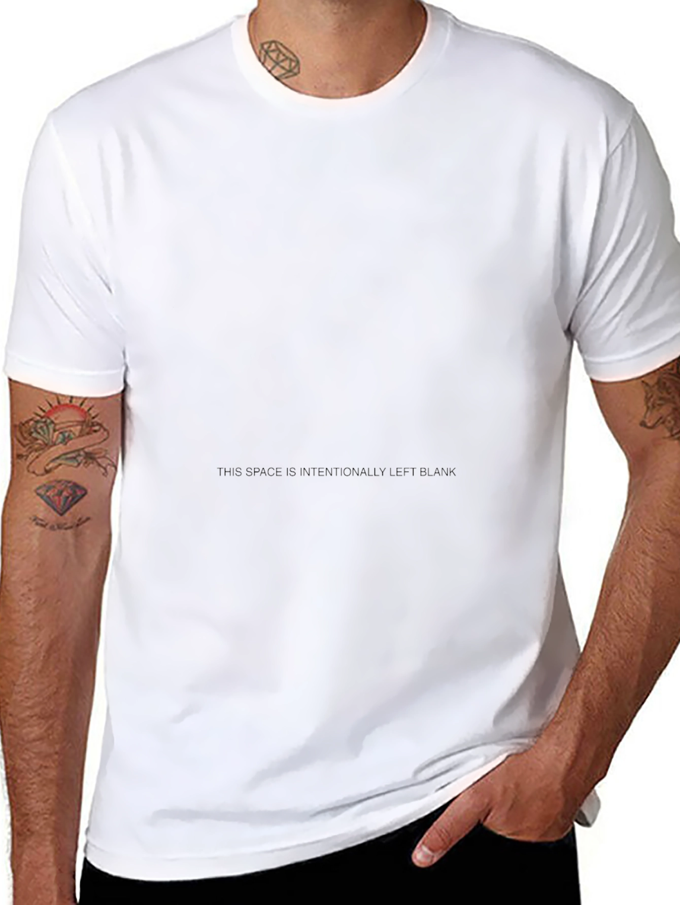 Classic Black Crew Neck T-Shirt