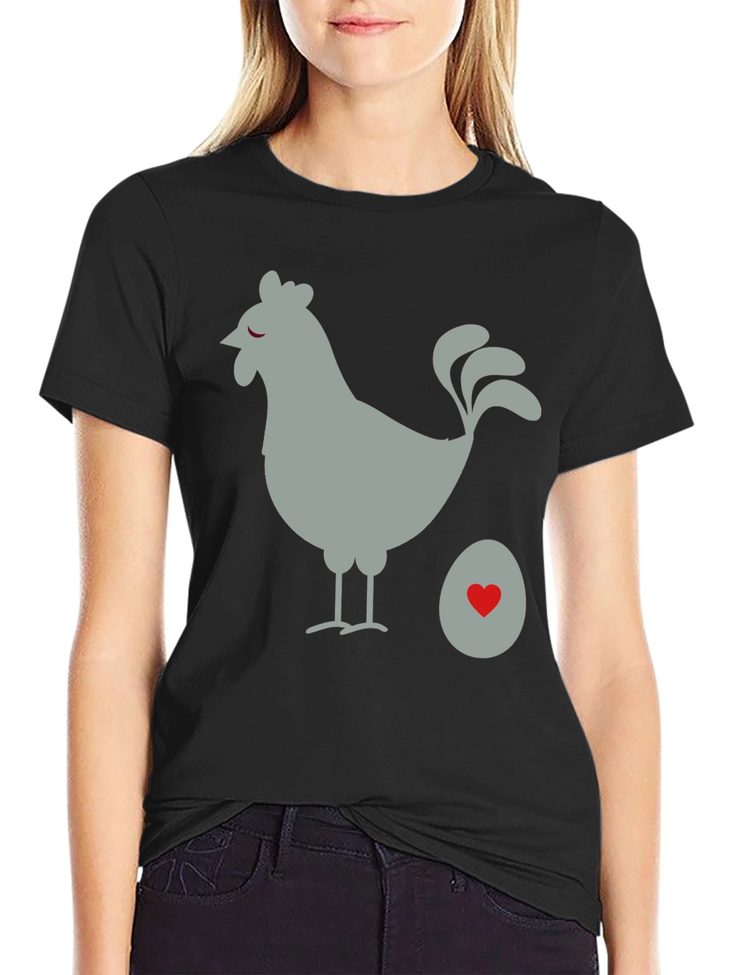 Chicken & Egg Graphic Tee - Quirky Casual Wear