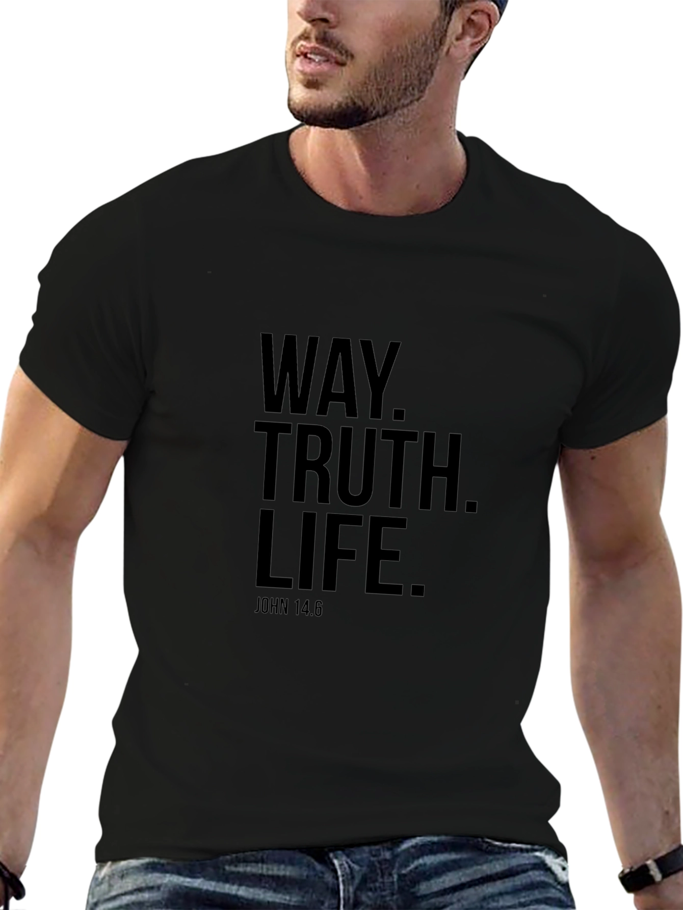 Way Truth Life T-Shirt - John 14:6 Religious Tee