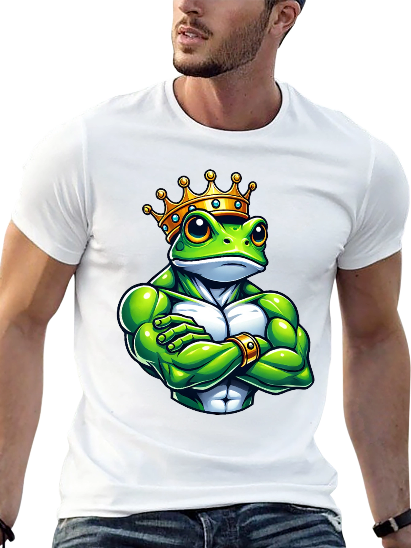 Frog King Graphic Tee - Black T-Shirt