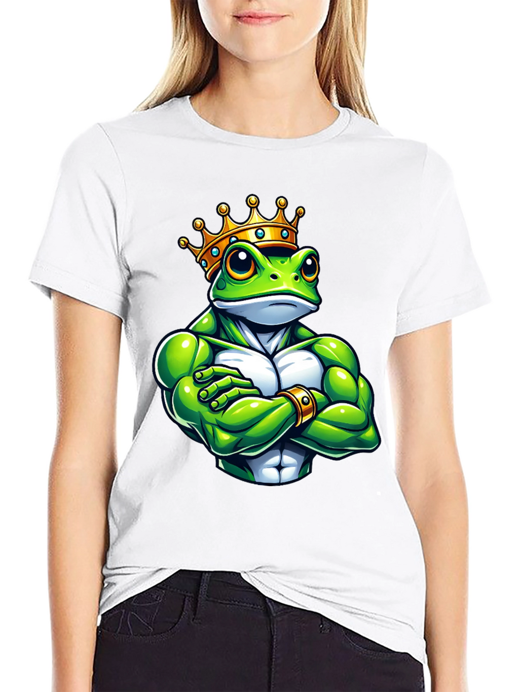 Frog King Graphic Tee - Black T-Shirt