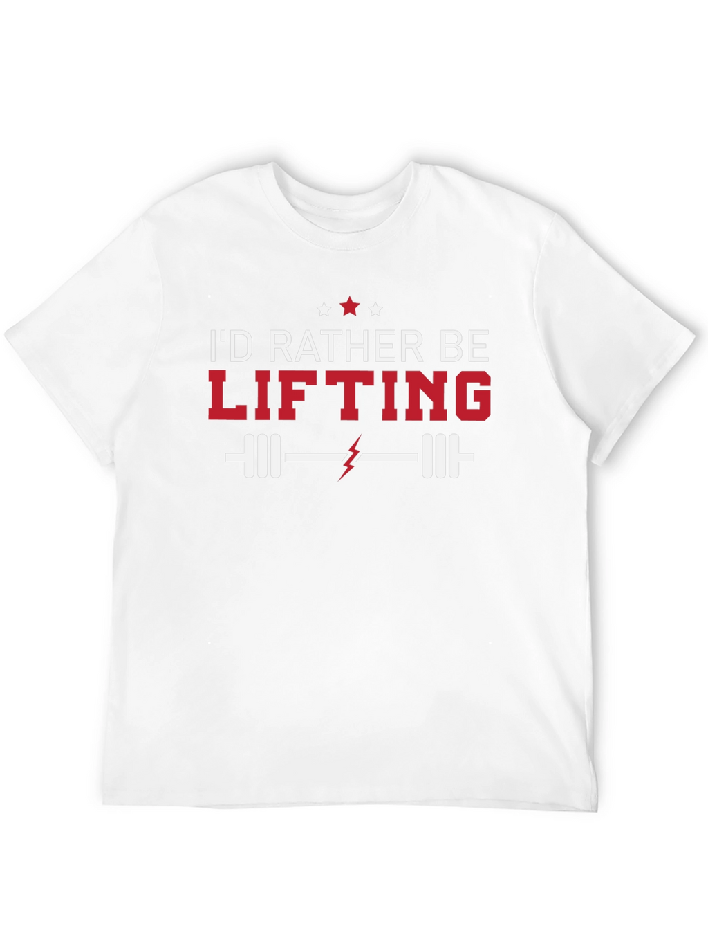 Id Rather Be Lifting Graphic Tee