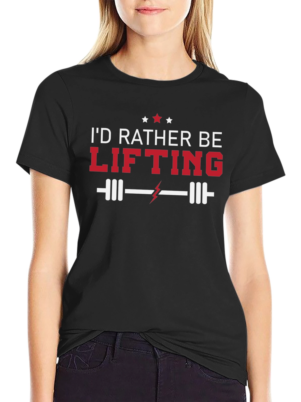 Id Rather Be Lifting Graphic Tee
