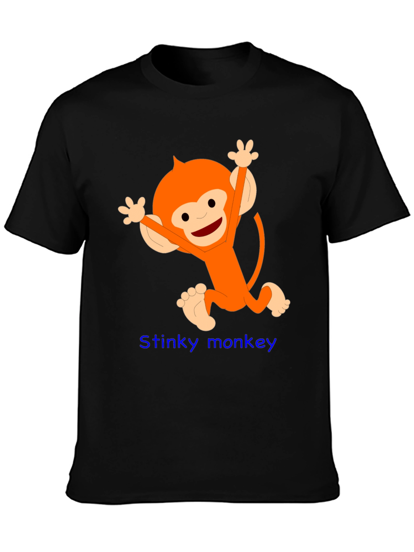 Fun Monkey Graphic Tee - Black