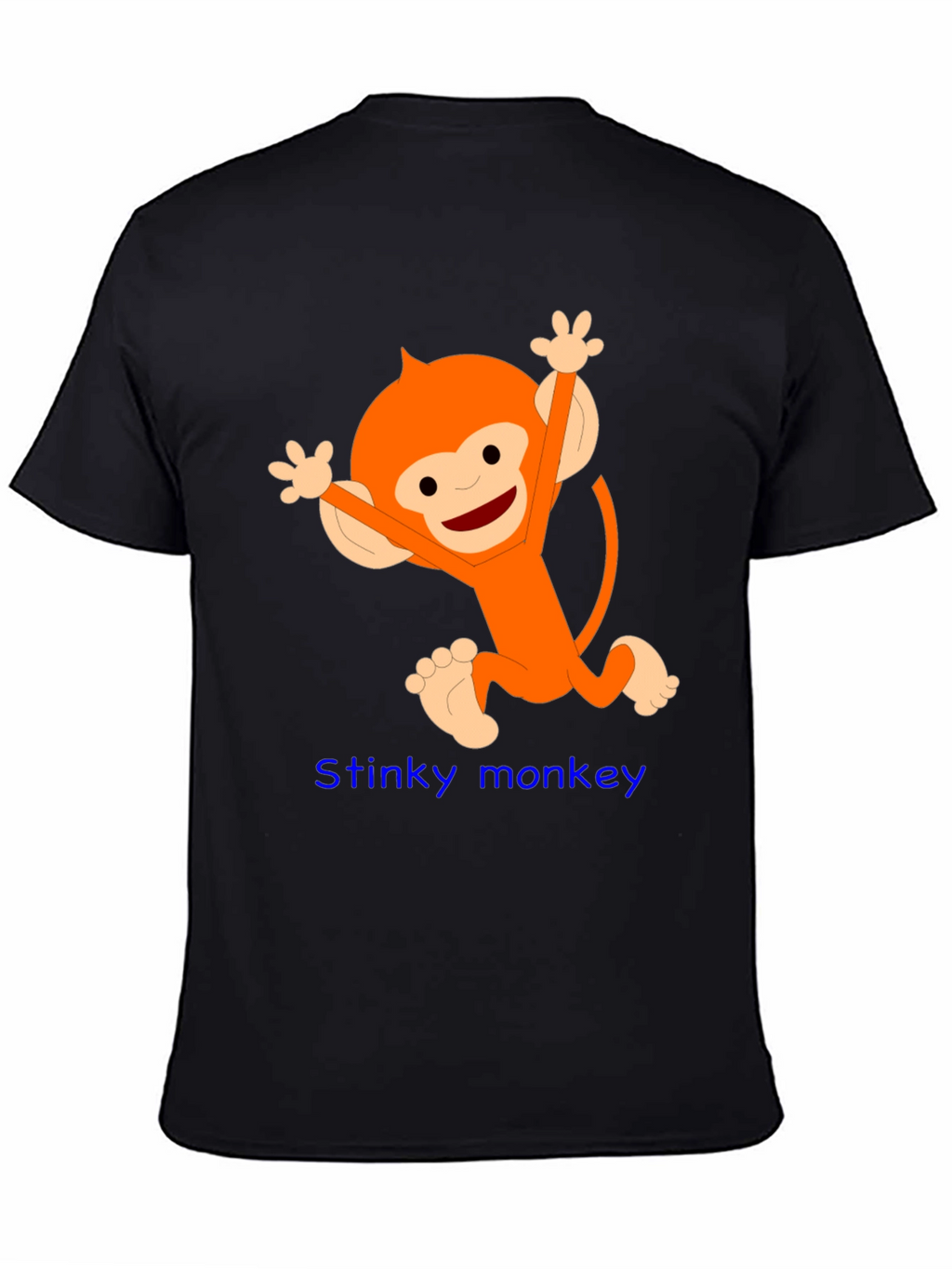 Fun Monkey Graphic Tee - Black