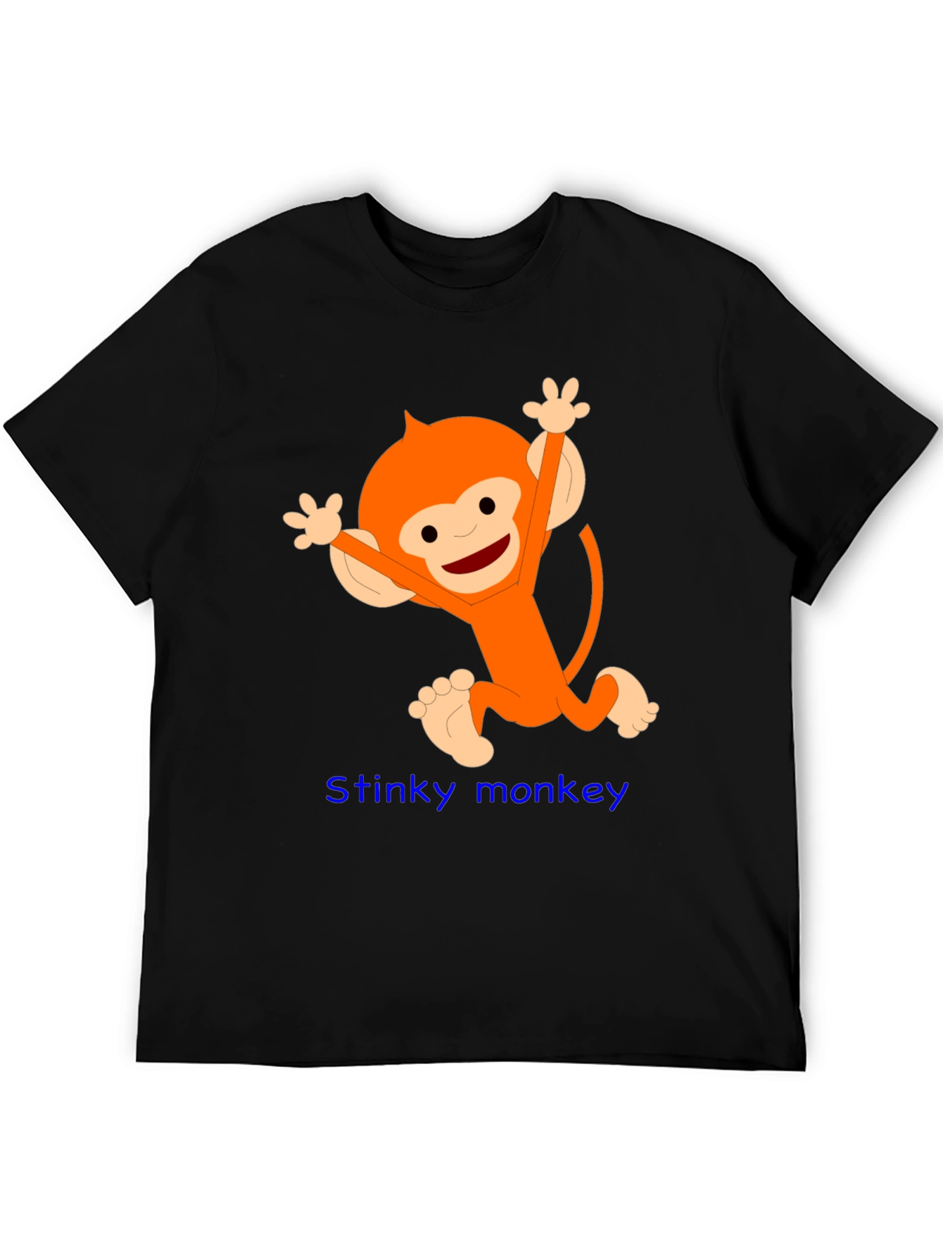 Fun Monkey Graphic Tee - Black
