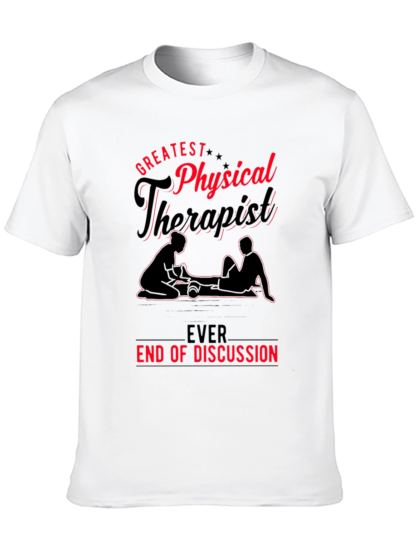 Greatest Physical Therapist T-Shirt - Black