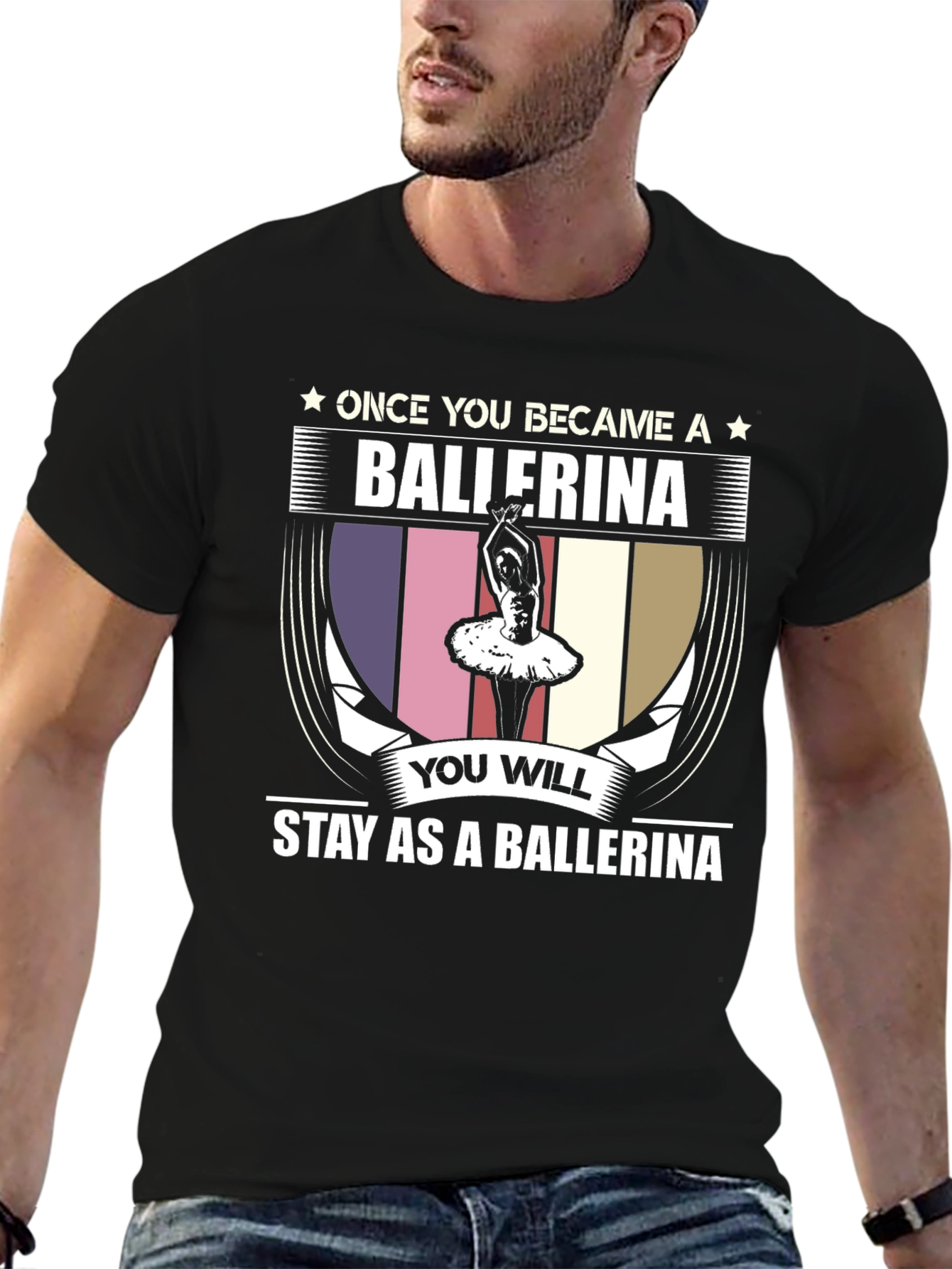 Ballerina Graphic Tee - Once You Become a Ballerina T-Shirt