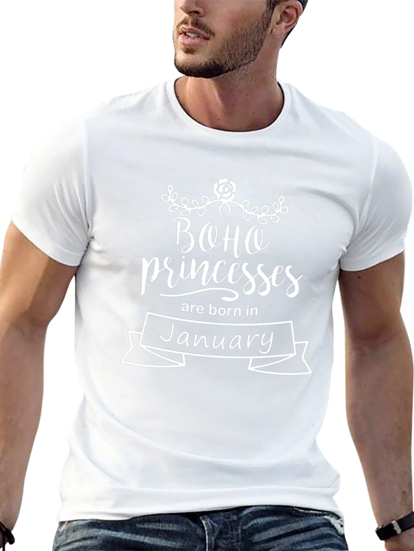 Boho Princesses Born In January T-Shirt