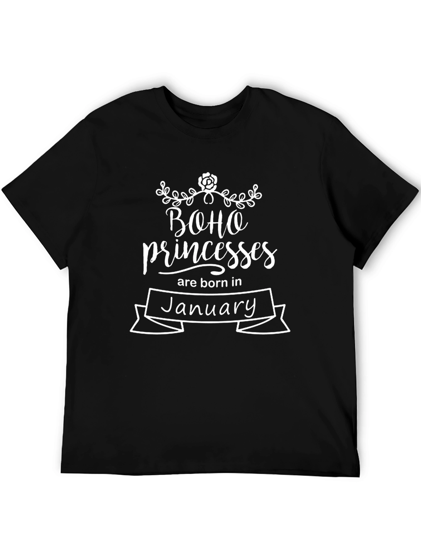 Boho Princesses Born In January T-Shirt