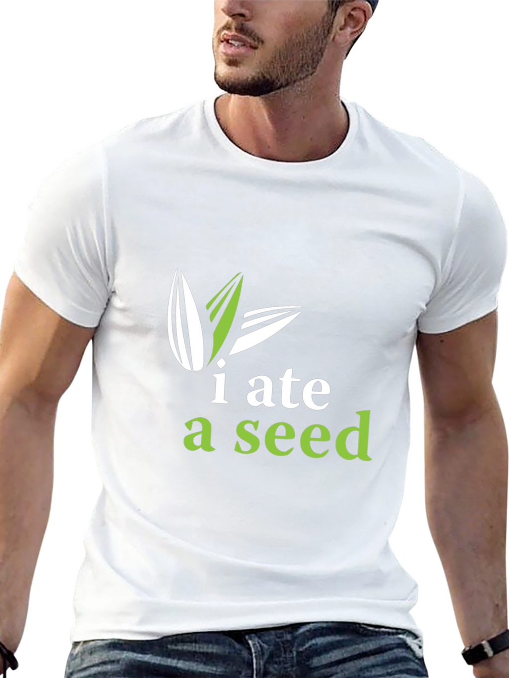 I Ate A Seed Black T-Shirt